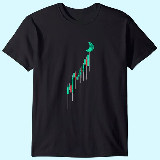 Crypto Trading Hodl Vintage Stock Chart To The Moon T Shirt
