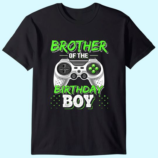 Brother of the Birthday Boy Matching Video Game Birthday T-Shirt