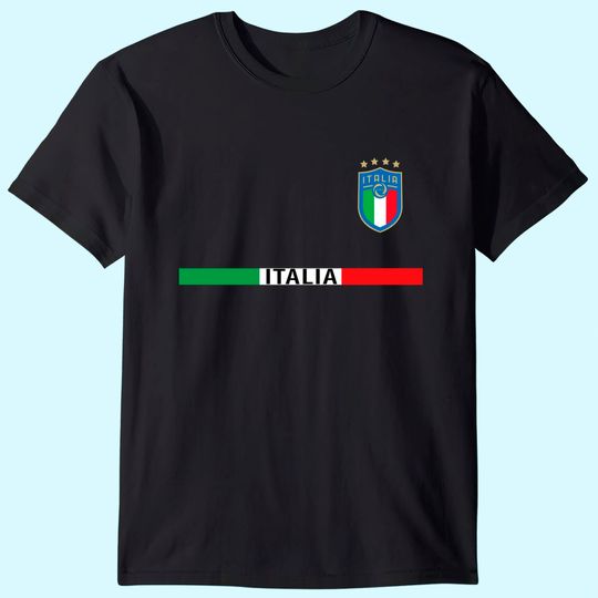 Italy Jersey Soccer 2020 2021Italia Football Fan T-Shirt