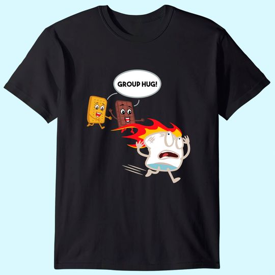 Smores S'mores Marshmallow Camping Roasting Bonfire T-Shirt