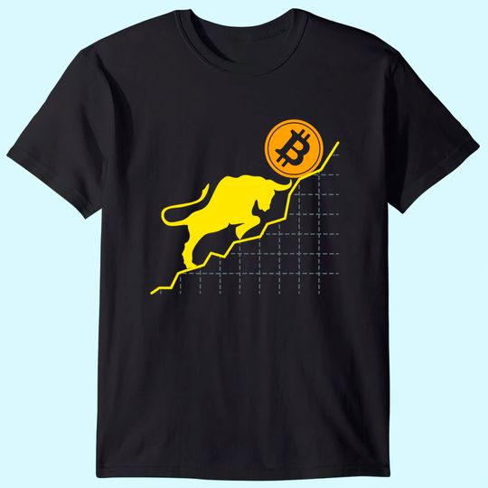 Bitcoin Trader Crypto Asset Trader Bull Trend Art T-Shirt T-Shirt