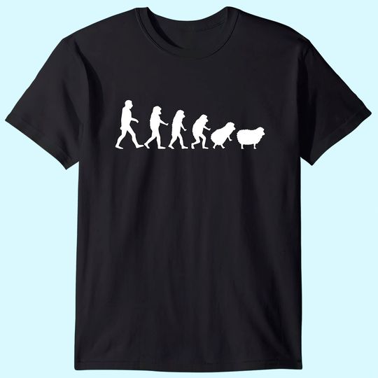 Conspiracy Theorist Human Evolution Wake Up Sheeple Sheep T-Shirt