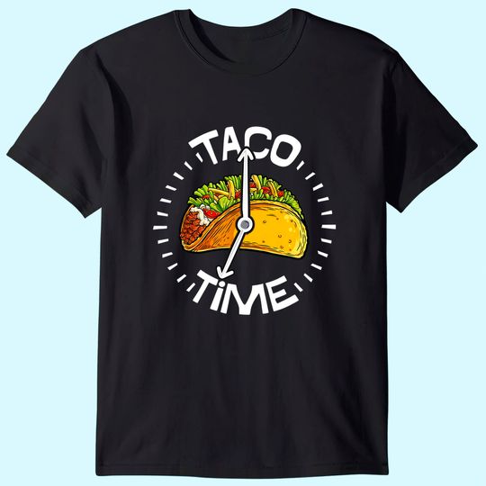 Taco Time T shirt Cinco De Mayo Men Women Kids Boys Tacos T-Shirt