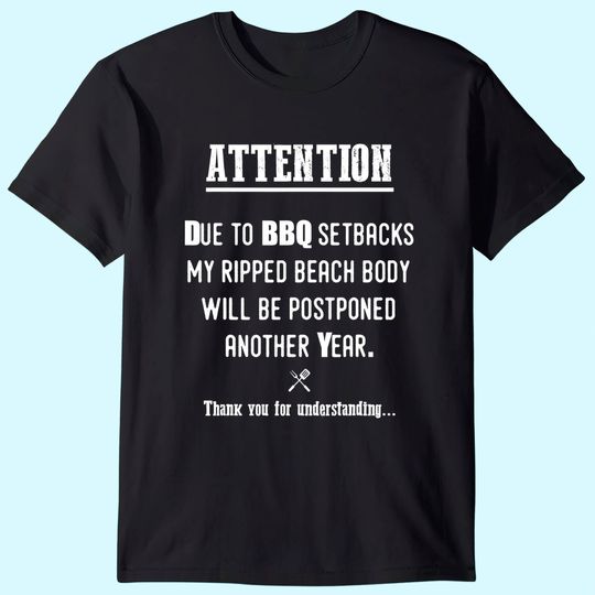 Funny BBQ T-Shirt for Pitmasters & Barbecue Lovers