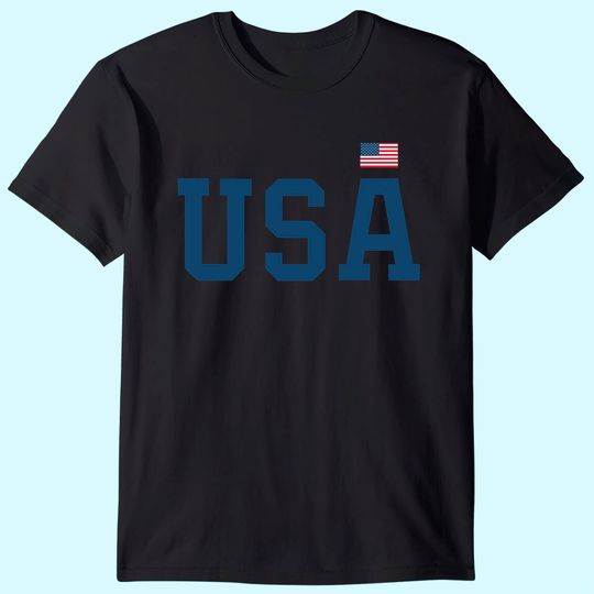 USA T Shirt Women Men Patriotic American Flag 4th of July T-Shirt