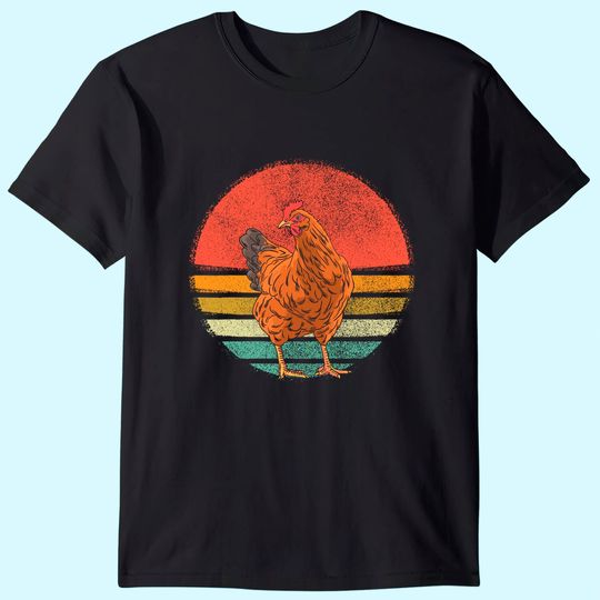 Vintage Chicken Animal Retro Chickens Lover T-Shirt