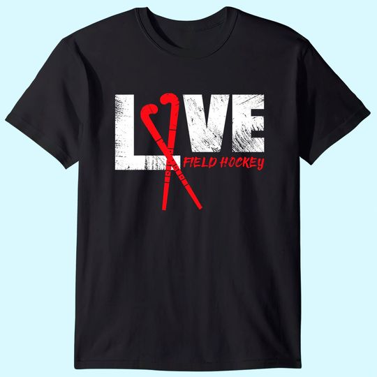 Love field hockey gift field hockey player gift T-Shirt