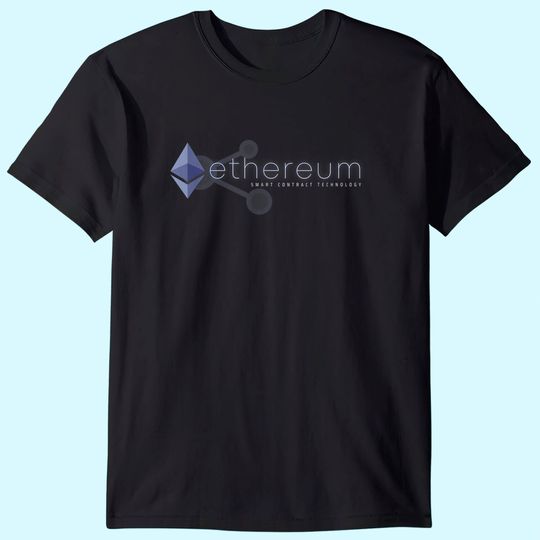 Ethereum Smart Contract Technology ETH Cryptocurrency T-Shirt