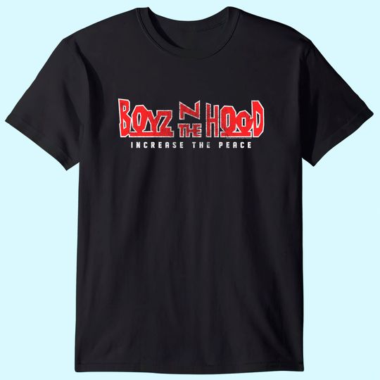 Boyz n the Hood 2 Color Distressed Logo Increase the Peace T-Shirt