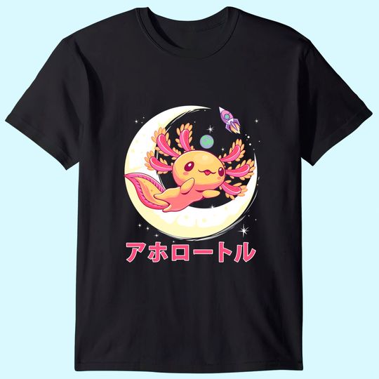 Pastel Goth Axolotl Kawaii Japanese Anime Aesthetic Nu Goth T-Shirt