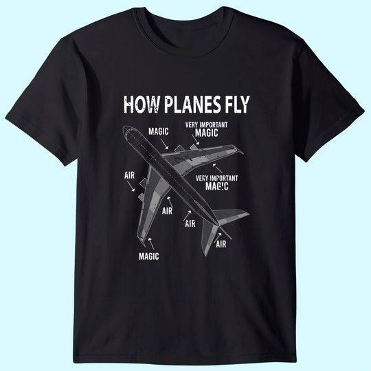 Funny Aviation Airplane Gift Pilot T-Shirt