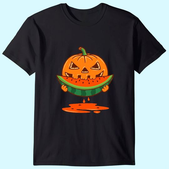 Pumpkin And Watermelon Classic T-Shirt