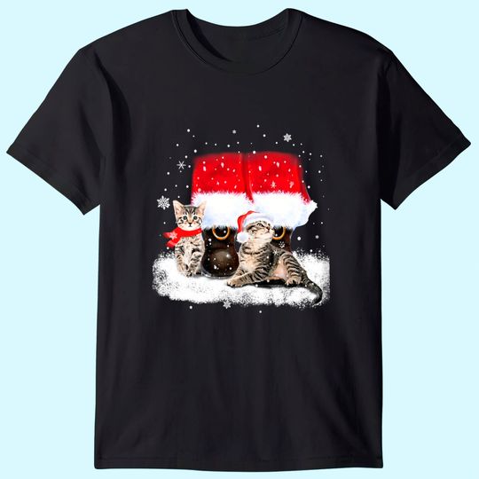 Cats and Santa Claus for Cat lover Classic T-Shirt