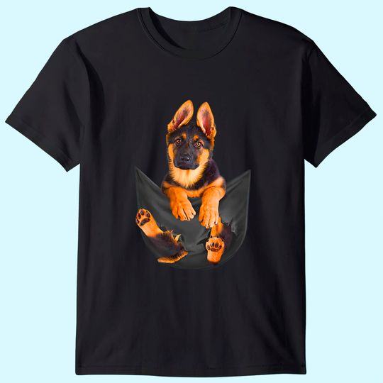 Pocket German Shepherd Puppy! Dog T Shirt