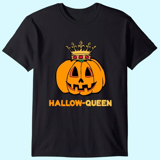Funny Hallow Queen Costume For Halloween Party Lovers T-Shirt