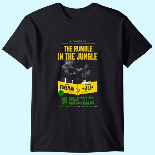 The Rumble In The Jumple Boxing Vintage T Shirt
