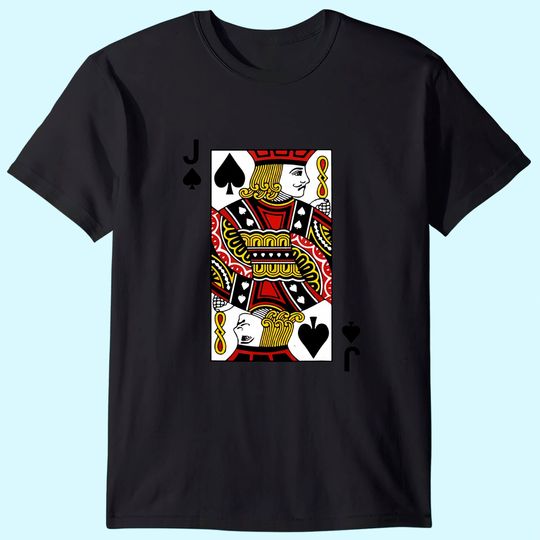 Jack of Spades Blackjack Cards Poker 21 J T Shirt