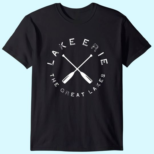 Lake Erie Great Lakes Vintage Retro T-Shirt