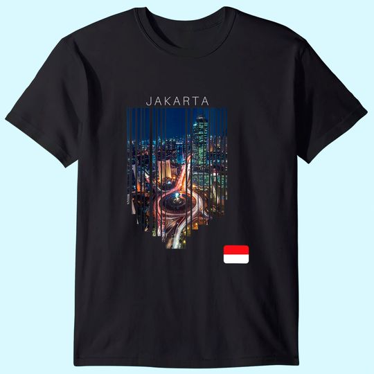 Jakarta Indonesia Flag T Shirt