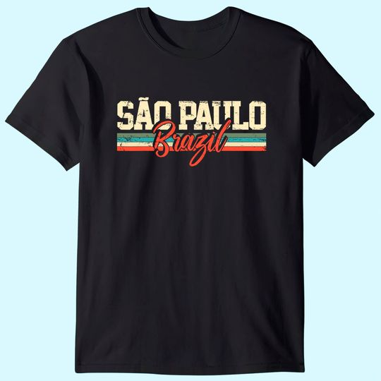 Sao Paulo Brazil Vintage Gift T-Shirt