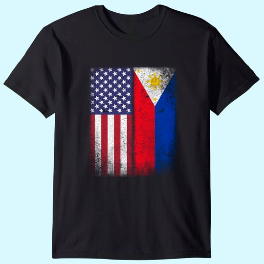 Filipino Roots American Grown Philippines T Shirt