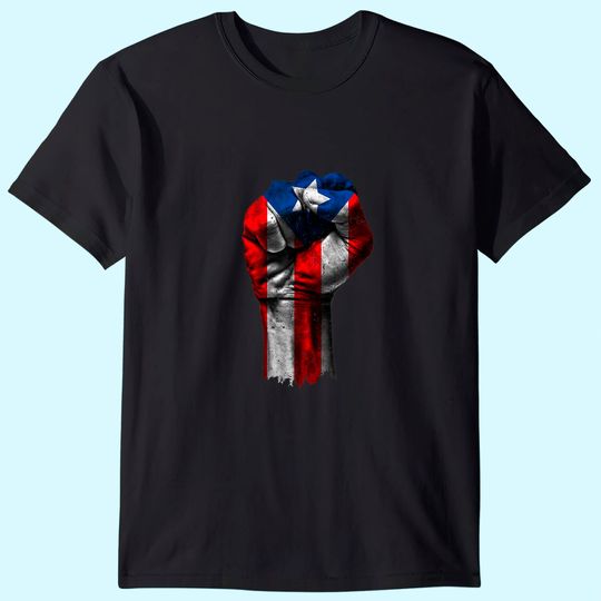 Puerto Rico Fist T Shirt