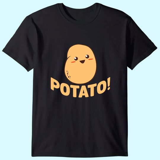 Cute Potato Smiling Tee T-Shirt