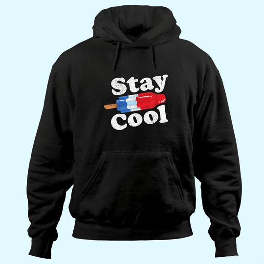 Summer Popsicle Stay Cool Funny Bomb Retro 80s Pop Gift Hoodie