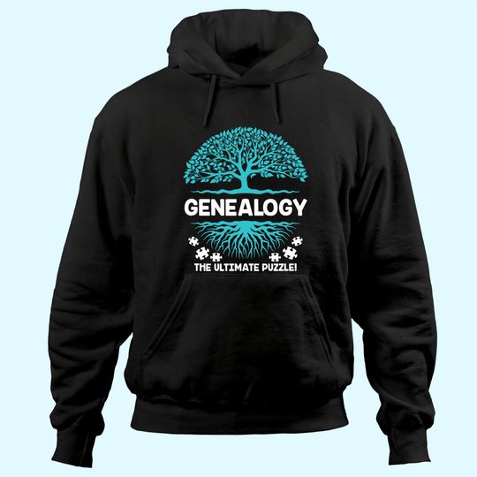 Genealogy The Ultimate Puzzle Family History Hoodie