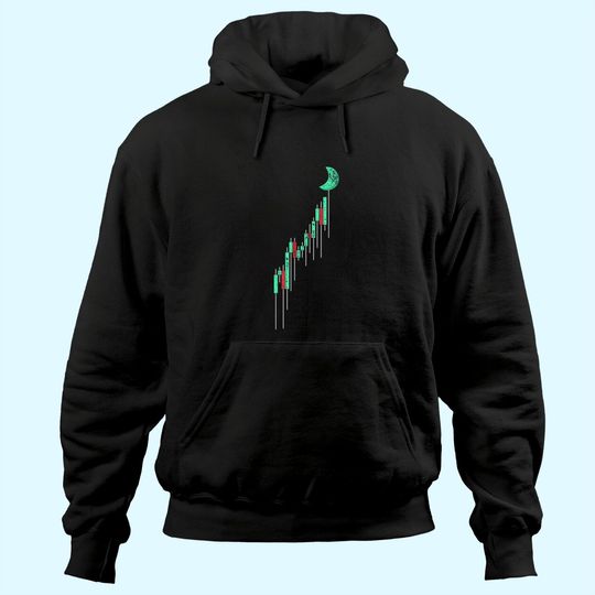 Crypto Trading Hodl Vintage Stock Chart To The Moon Hoodie