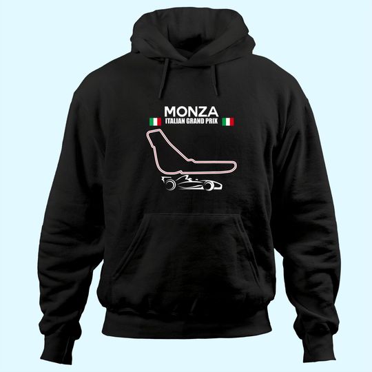 Monza Circuit Formula Racing Car Italian Grand Prix Hoodie