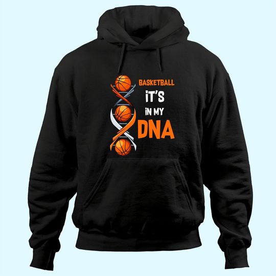 Basketball It's In My DNA Player Coach Team Sport Hoodie