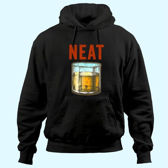 Whiskey Neat Old Fashioned Scotch and Bourbon Drinkers Hoodie