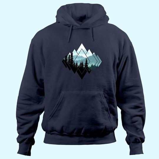 Forest Nature Mountains Trekking Hiking Camping Outdoor Gift Hoodie