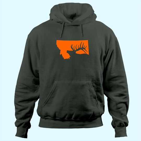 Montana Elk Hunting Hoodie
