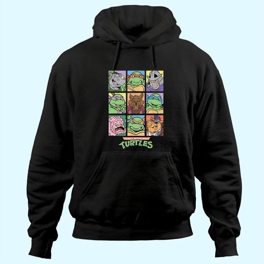 All Characters Square Design Hoodie