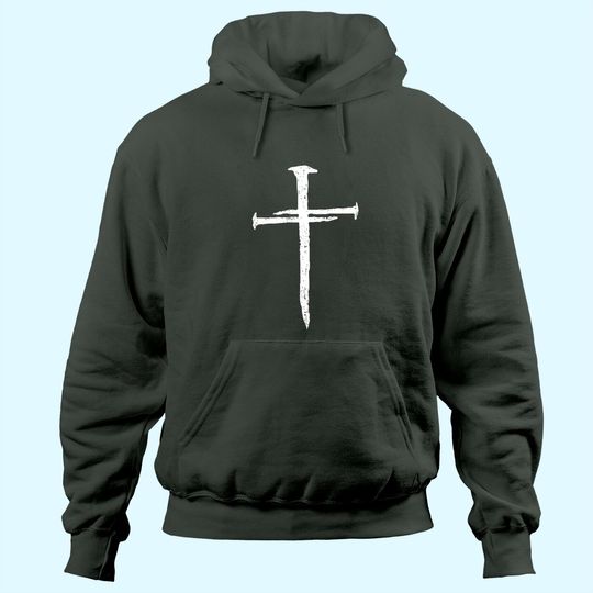 Christian Jesus Nail Cross Hoodie