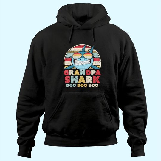 Grandpa Shark Hoodie, Gift For Grandad Hoodie