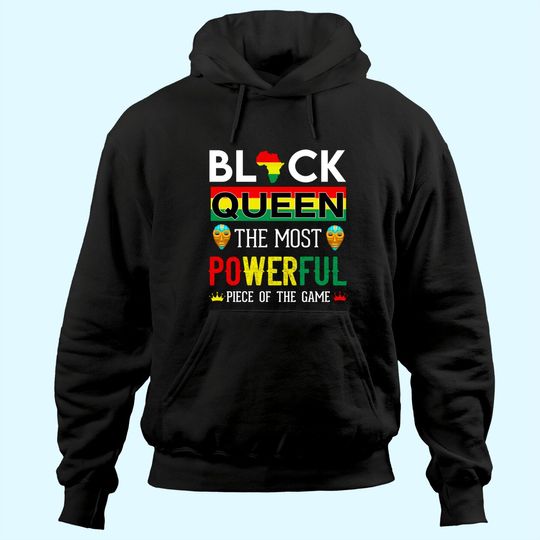 Black Queen The Most Powerful Piece in The Game Women Girl Hoodie