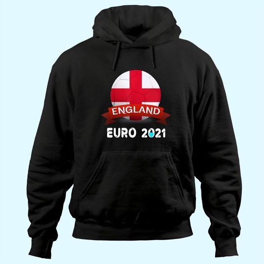 Euro 2021 Men's Hoodie England Flags Soccer