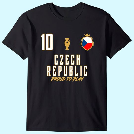 Fan Czech Republic National 10 Soccer Team Football Player Premium T-Shirt