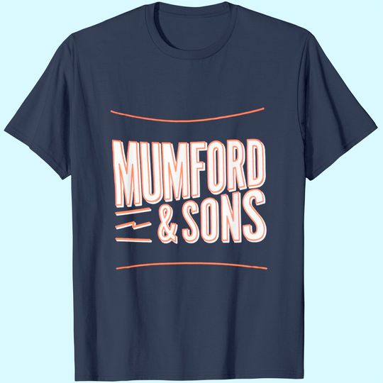 Mumford & Sons Retro Logo T Shirt