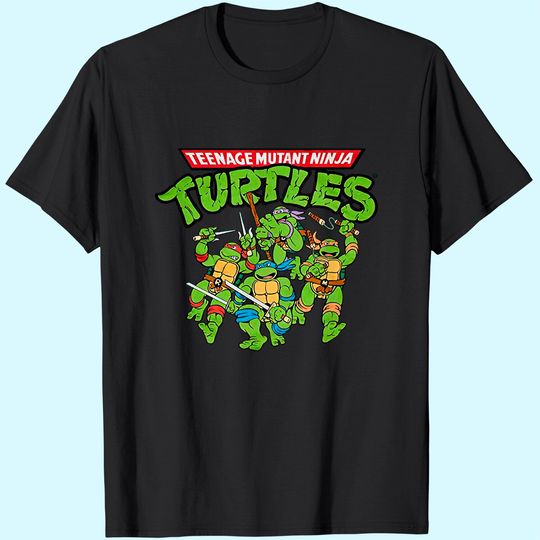 Teenage Mutant Ninja Turtles TMNT Men's Green T-Shirt Tee Shirt