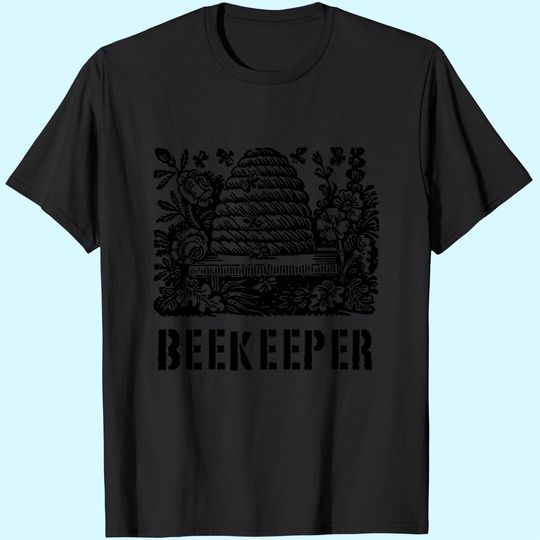 Vintage Bee Beekeeper Hive Mens T Shirt
