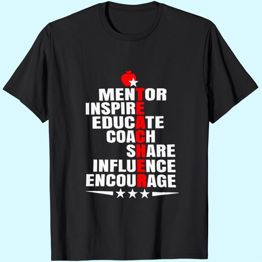 Teacher Mentor Inspire Educate Shirt