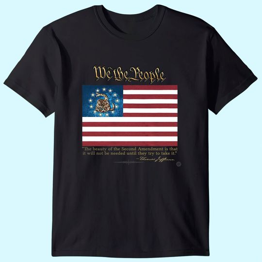 Erazor Bits Second Amendment Tshirts for Men | 2nd Amendment We The People T Shirt RN2366