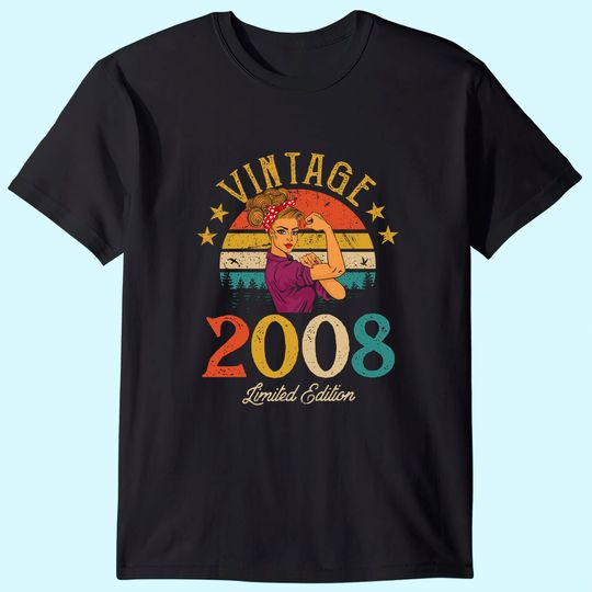 Vintage 2008 Limited Edition Retro Rosie Womens T-Shirt