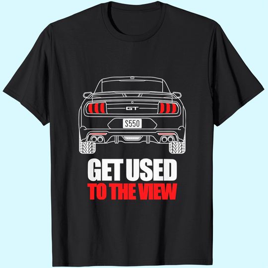 Wheel Spin Addict Men's Mustang GT S550 T Shirt