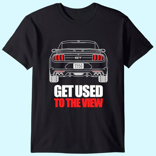 Wheel Spin Addict Men's Mustang GT S550 T Shirt