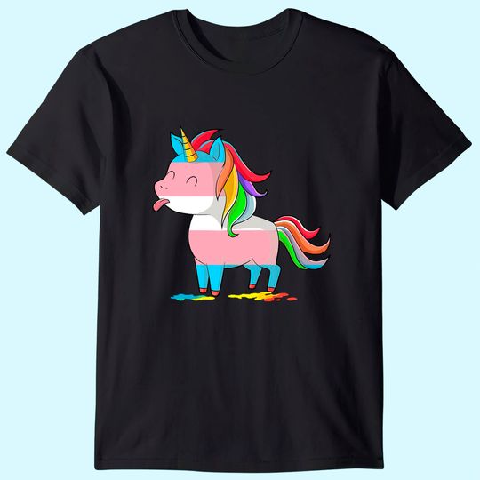 Transgender Unicorn-LGBTQ Trans Pride Shirt T-Shirt